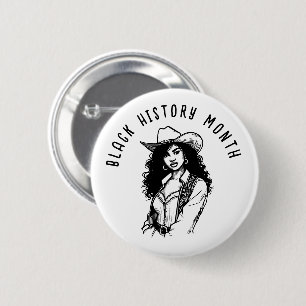Black History Month  Button