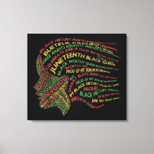 Black History Month Canvas Print