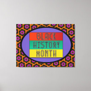 Black History Month Canvas Print
