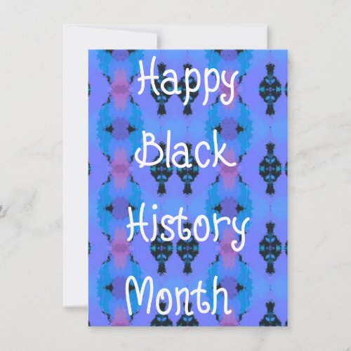  Black History Month card 