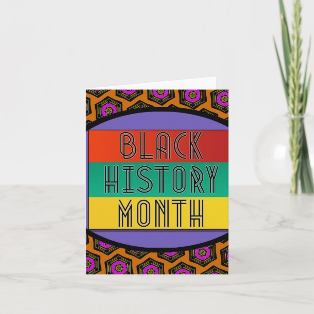 Black History Month Card (Front)