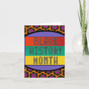 Black History Month Card
