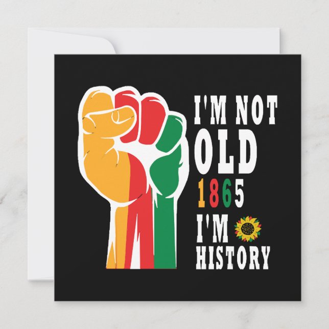 Black History Month Celebrating Rise Together Invitation (Front)