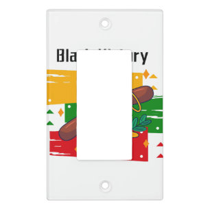 Black History Month Celebrating Rise Together  Light Switch Cover
