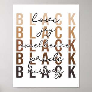 Black History Month Celebration Design African Ame Poster