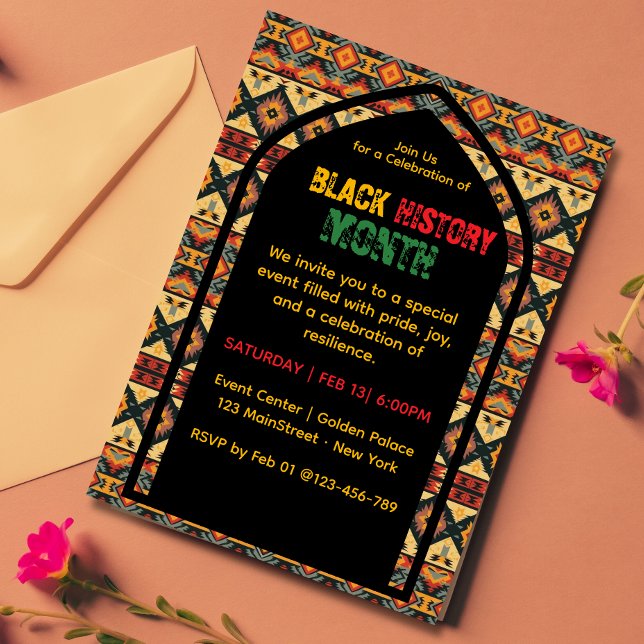 Black History Month Celebration Invitation (Creator Uploaded)
