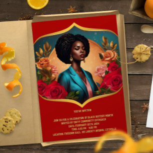 Black History Month Celebration Invitation Letter 