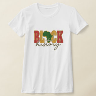Black History Month Crochet Style T-Shirt