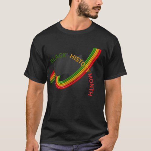black history month design  T_Shirt