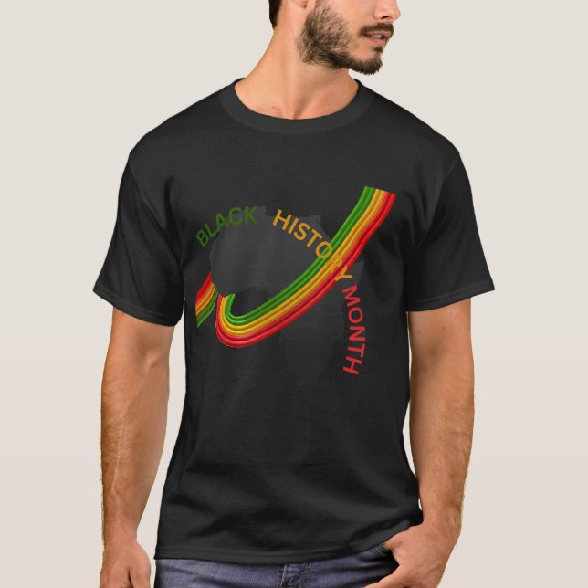 black history month design  T-Shirt (Front)