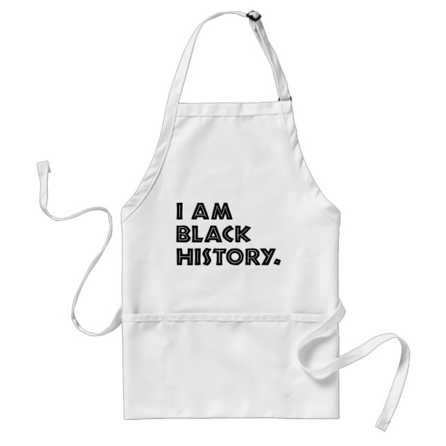 Black History Month Designs African Graphic Adult Apron (Front)