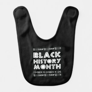 Black History Month Designs African Graphic Baby Bib
