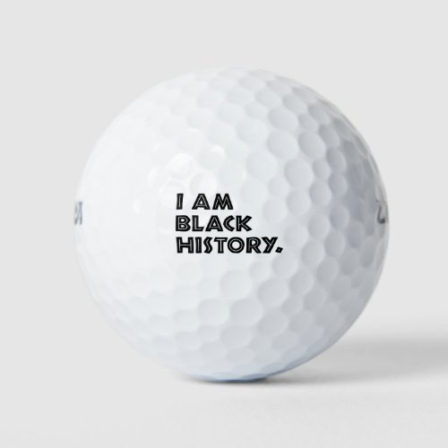 Black History Month Designs African Graphic Golf Balls