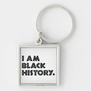 Black History Month Designs African Graphic Keychain