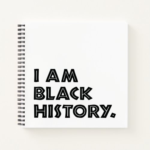 Black History Month Designs African Graphic Notebook