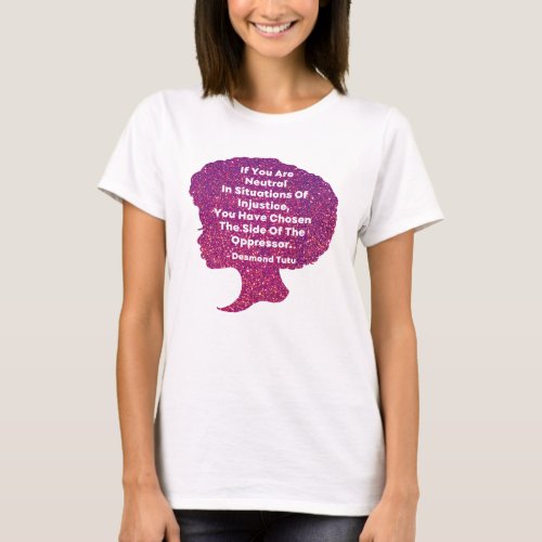 Black History Month _ Desmond Tutu T_Shirt