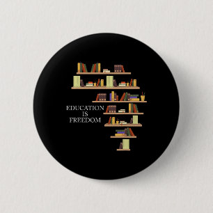 Black History Month Education Is Freedom Teacher F Button
