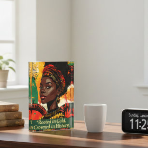 Black History Month Eternal Queen Spirit Art  Acrylic Award