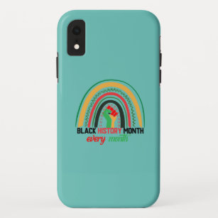 Black History Month Every Month Patriotic African  iPhone XR Case