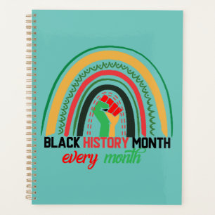 Black History Month Every Month Patriotic African Planner