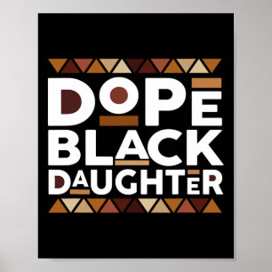Black History Month Family Matching Drug Black Dau Poster