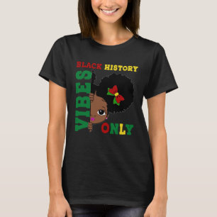Black History Month Feb 2022 African American Girl T-Shirt