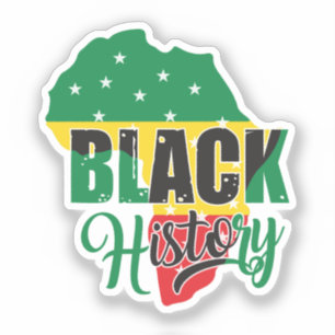 Black History Month February Melanin Sista Bruh Ki Sticker