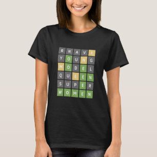 Black History Month Feminist Women  Online Word Ga T-Shirt