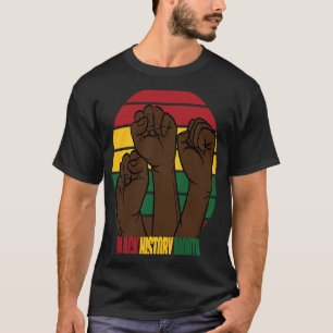 Black History Month Fist for Women & Men T-Shirt