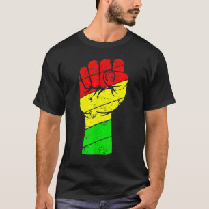 Black History Month Fist  Women Men Kids 2 T-Shirt