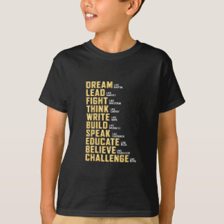 Black History Month For African American Melanin M T-Shirt