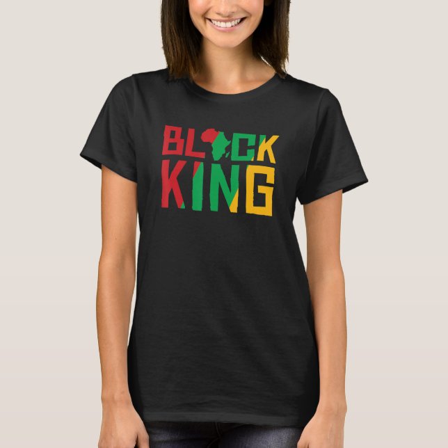 Black History Month For Men Boys African Pride Bla T-Shirt (Front)