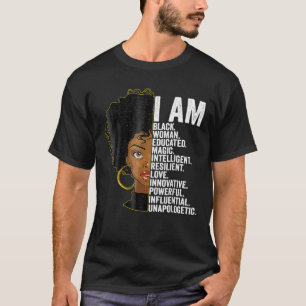 Black History Month For Women Black African Americ T-Shirt
