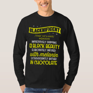 Black History Month for Women Men Blacknificent T-Shirt
