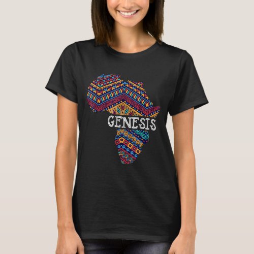 Black History Month Genesis Gift Women Men Kids T_Shirt