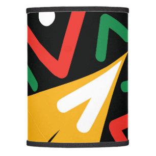 Black History Month Geography Lamp Shade