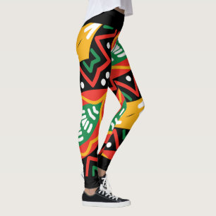 Black History Month Geography   Leggings