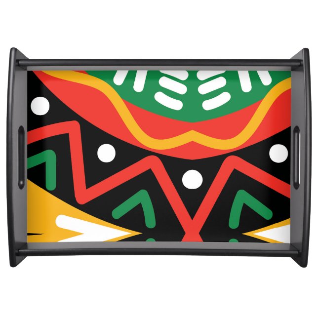 Black History Month Geography  Serving Tray (Front)