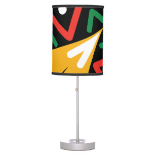 Black History Month Geography Table Lamp