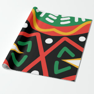 Black History Month Geography Wrapping Paper