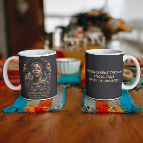 Black History Month Giant Coffee Mug