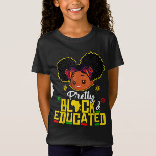 Black History Month Girls African African Queen Ki T-Shirt