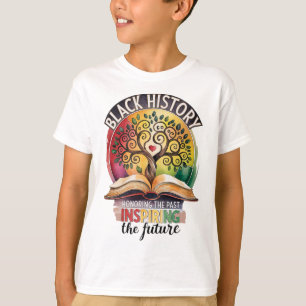 Black History Month Honoring The Past Bhm African T-Shirt