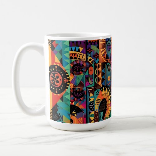 Black History Month Inspired Pattern  Coffee Mug