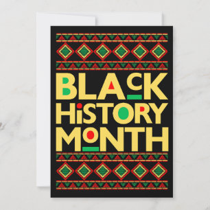 Black History Month Invitation