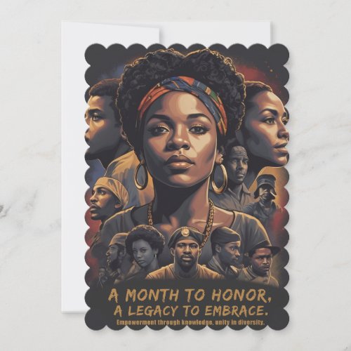 Black History Month Invitation