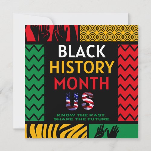 Black History Month Invitation