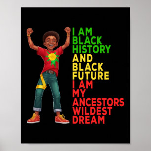Black History Month Juneteenth Independence Day Ki Poster