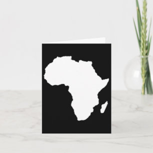 Black History Month Juneteenth Subtle Africa Card