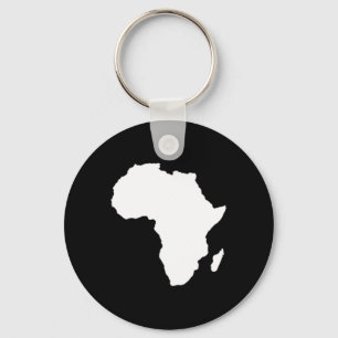 Black History Month Juneteenth Subtle Africa Keychain